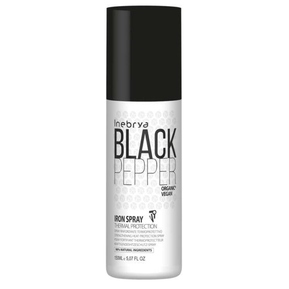 Inebrya Black Pepper Iron hajegyenesítő, hővédő spray 150 ml