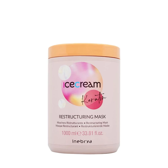 Inebrya Ice Cream Restructuing Keratin pakolás 1000 ml